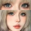 SHEIN 1 Pair Green Colored Contact Lenses