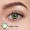 SHEIN 1 Pair Color Contact Lenses, Green, 14.5mm Decorative Disposable Contact Lenses