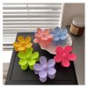 Flower shaped hair claw