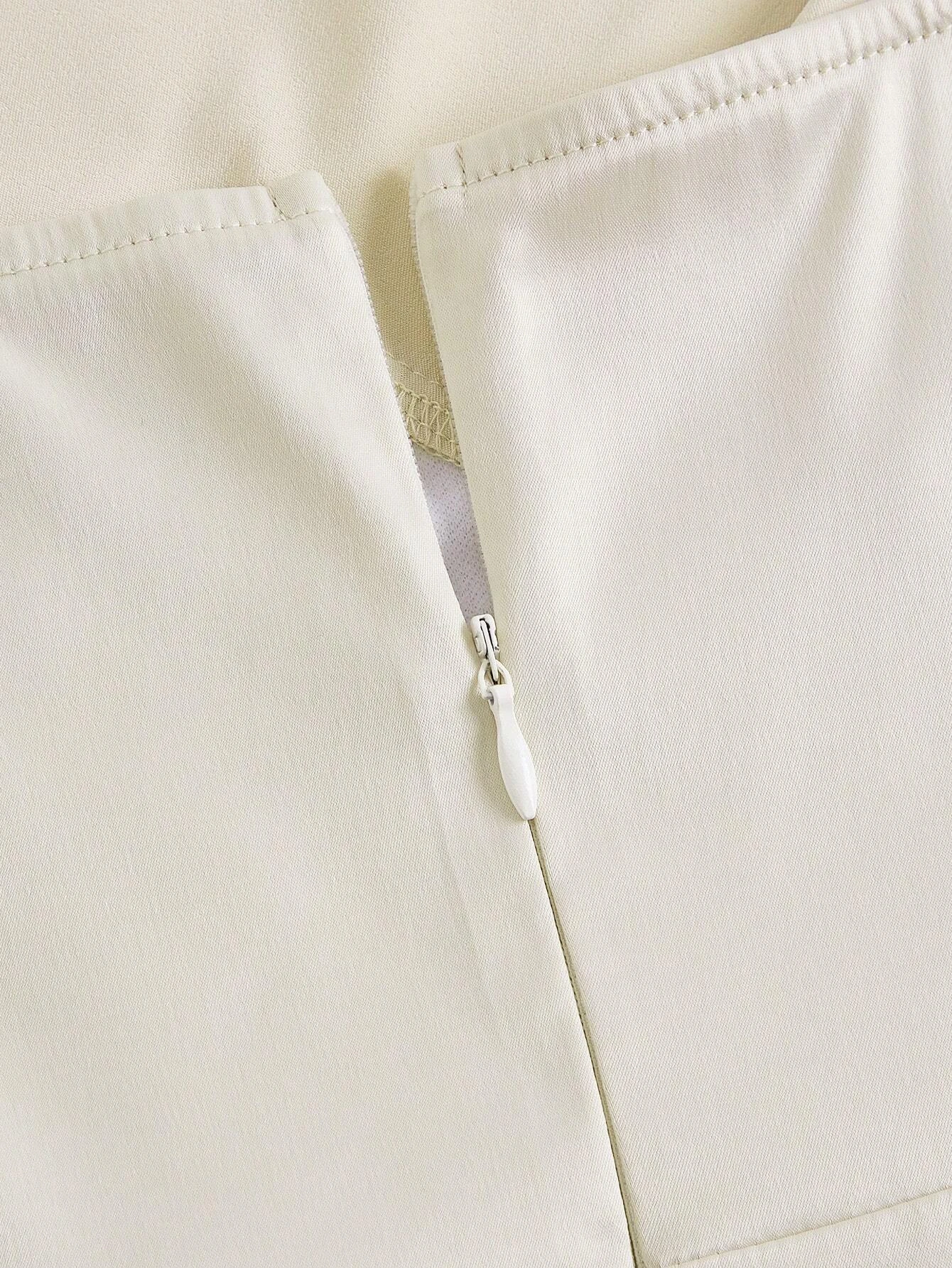 SHEIN MOD Figure Graphic Draped Collar Cami Dress