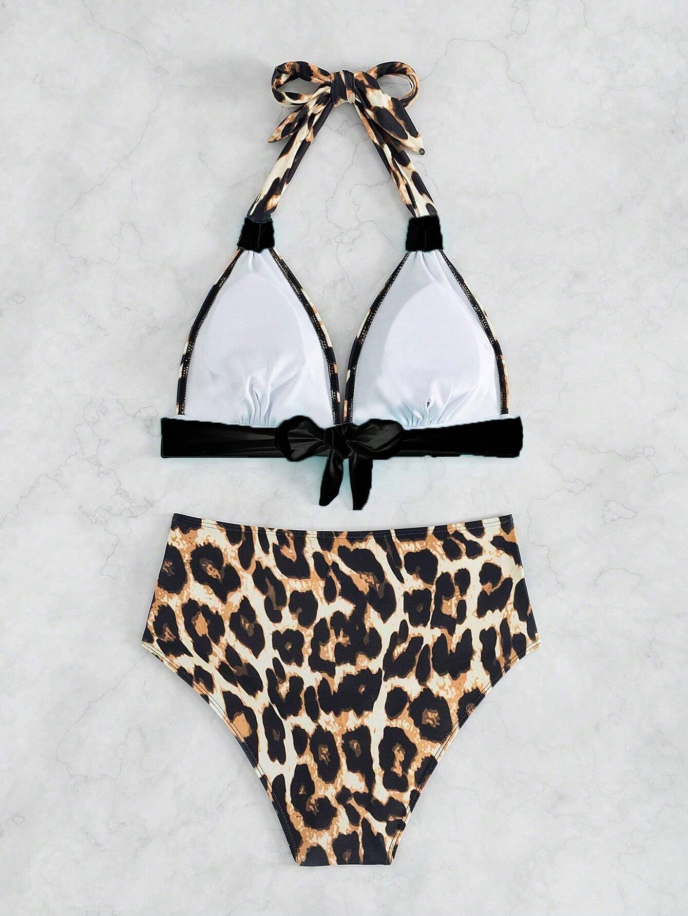 SHEIN Swim Lushore Women's Swimsuit Set Random Print