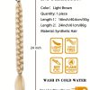 SHEIN 1pc Braiding Hair 16/24 Inch Suitable