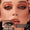 SHEIN 1pair Gray Invisible Contact Lenses
