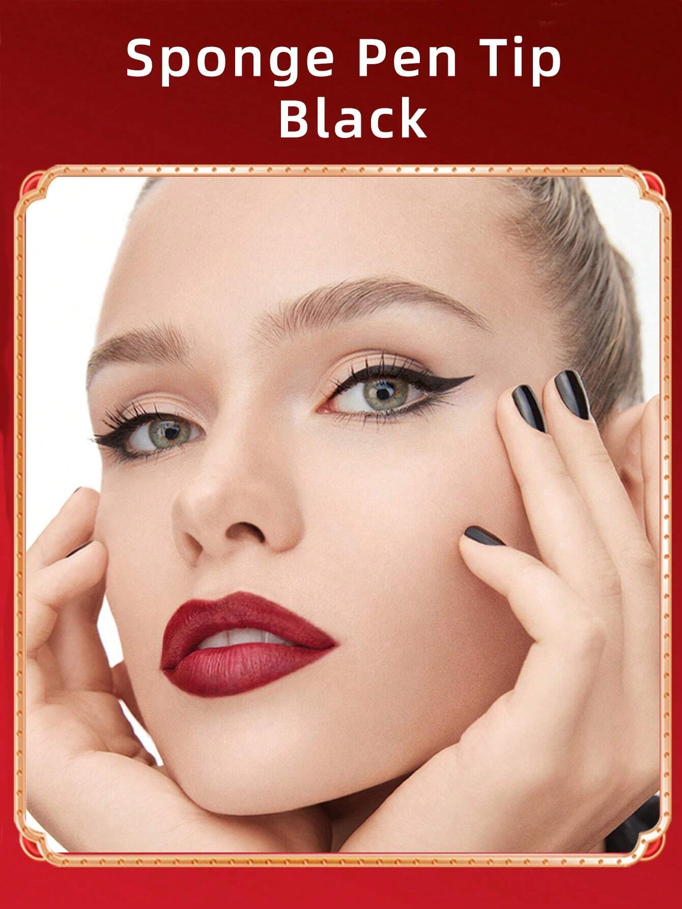 Shein 1pc Long Lasting Waterproof Sweatproof Non-Smudging Ultra Fine Sponge Tip Eyeliner