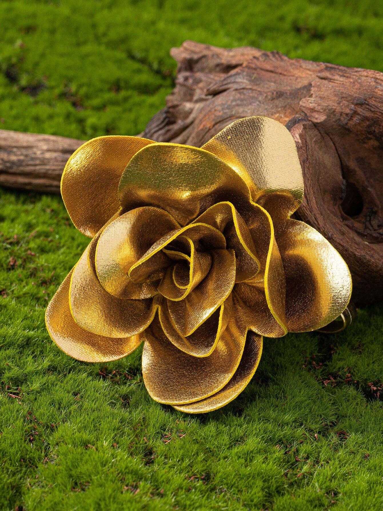 1pc New PU Leather 3D Flower Design Elegant