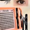 SHEIN 100PCS Individual Cluster Lashes 8-16mm Mix Segmented Individual False Eyelashes