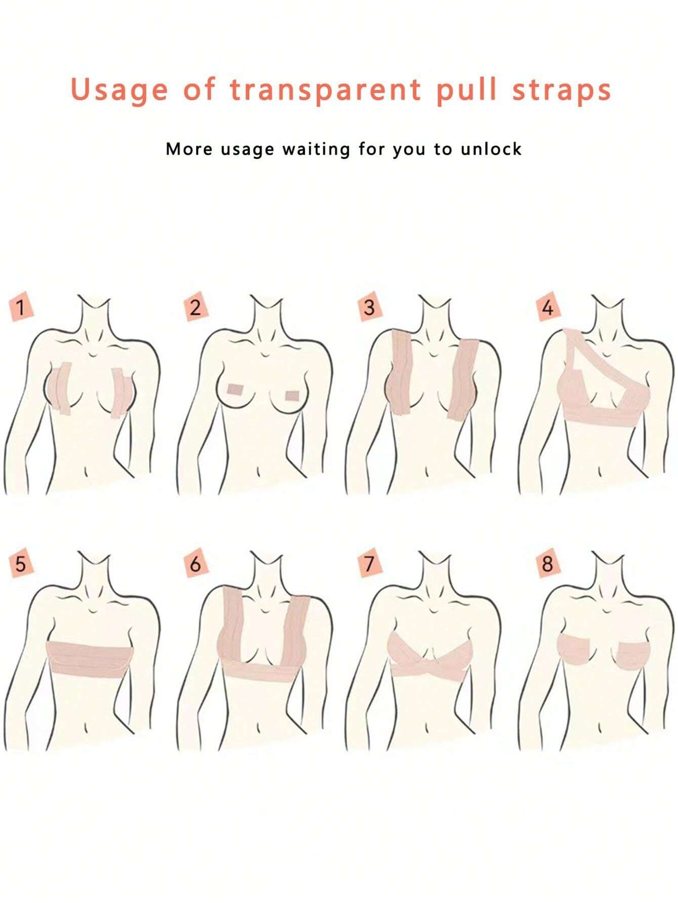 SHEIN 5cm Disposable Transparent Bandage