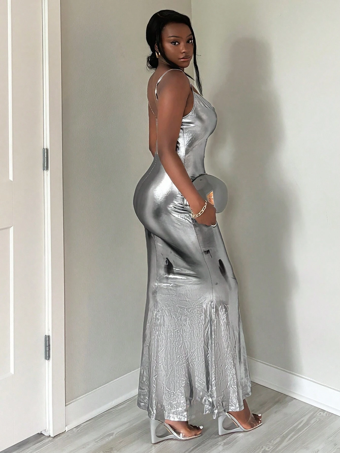 SHEIN SXY Women's Sleeveless Mermaid Party Dress