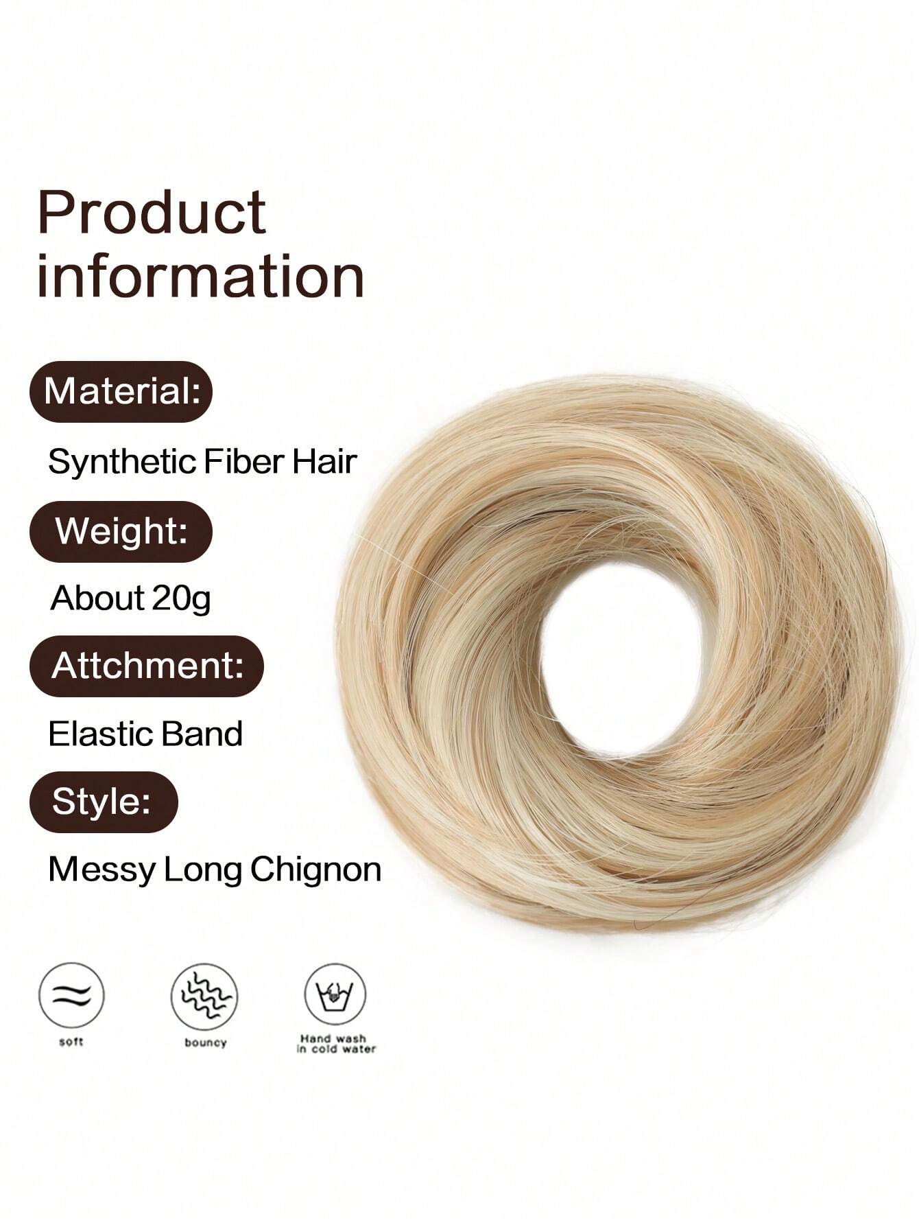 Synthetic Hair Buns Chignon Ponytail Hairpiece