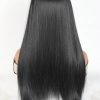 SHEIN Synthetic Long Straight Headband Half Wig Clip In Hair Extension
