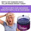 SHEIN Purple Hair Mask, Removes Yellow/Brassy Tones To Achieve Grey/Silver Hair