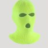 SHEIN 1Pc Unisex Full Face Cover Ski Mask Fluorescent Green