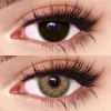 SHEIN Monthly 1 Pair New Brown Soft Colored Contact Lenses