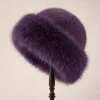 SHEIN 1pc Women's Luxury Fluffy Hat Large Thick Fluffy Trim Warm Ear Cover