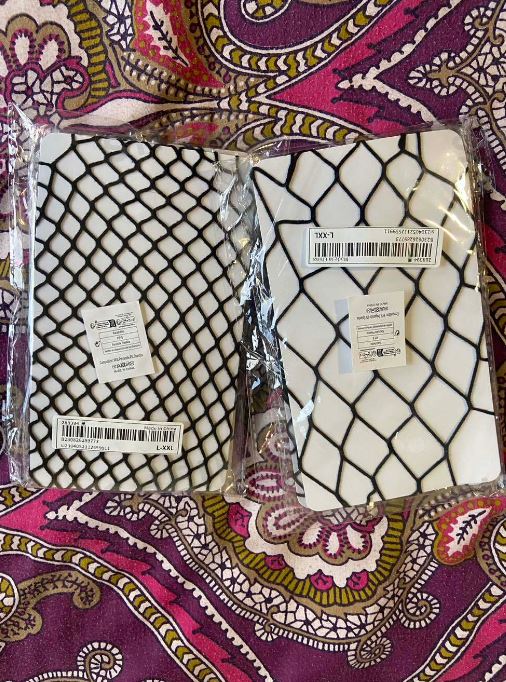 2pairs/sexy Women's High Elasticity Hollow Out Large Fishnet Pantyhose (panty Not Included)