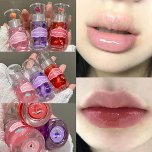 Alternative view of SHEIN HERORANGE 3Pcs Fruit Moisturizing Lip Oil