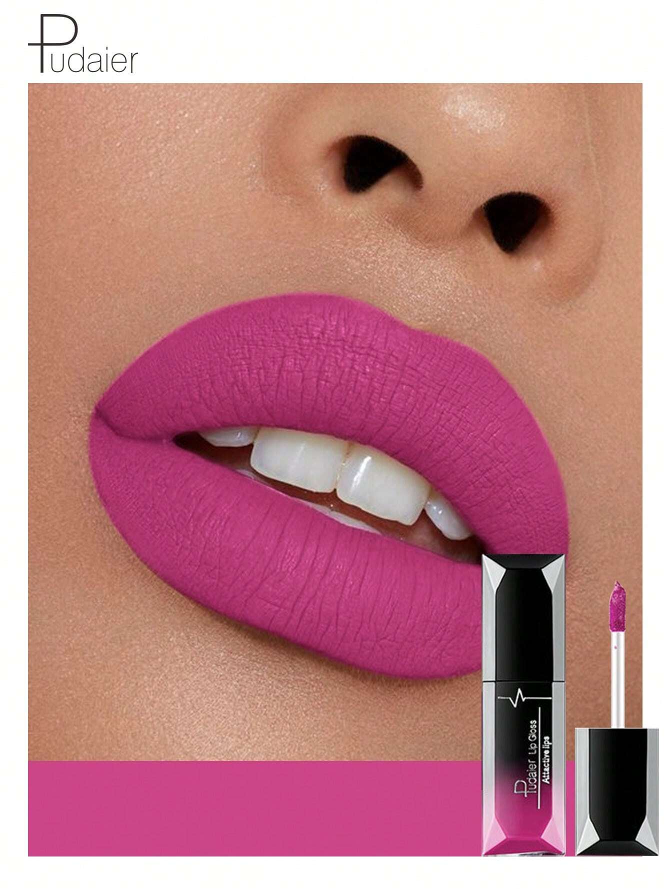 shein Matte Mist Liquid Lipstick Hot Pink