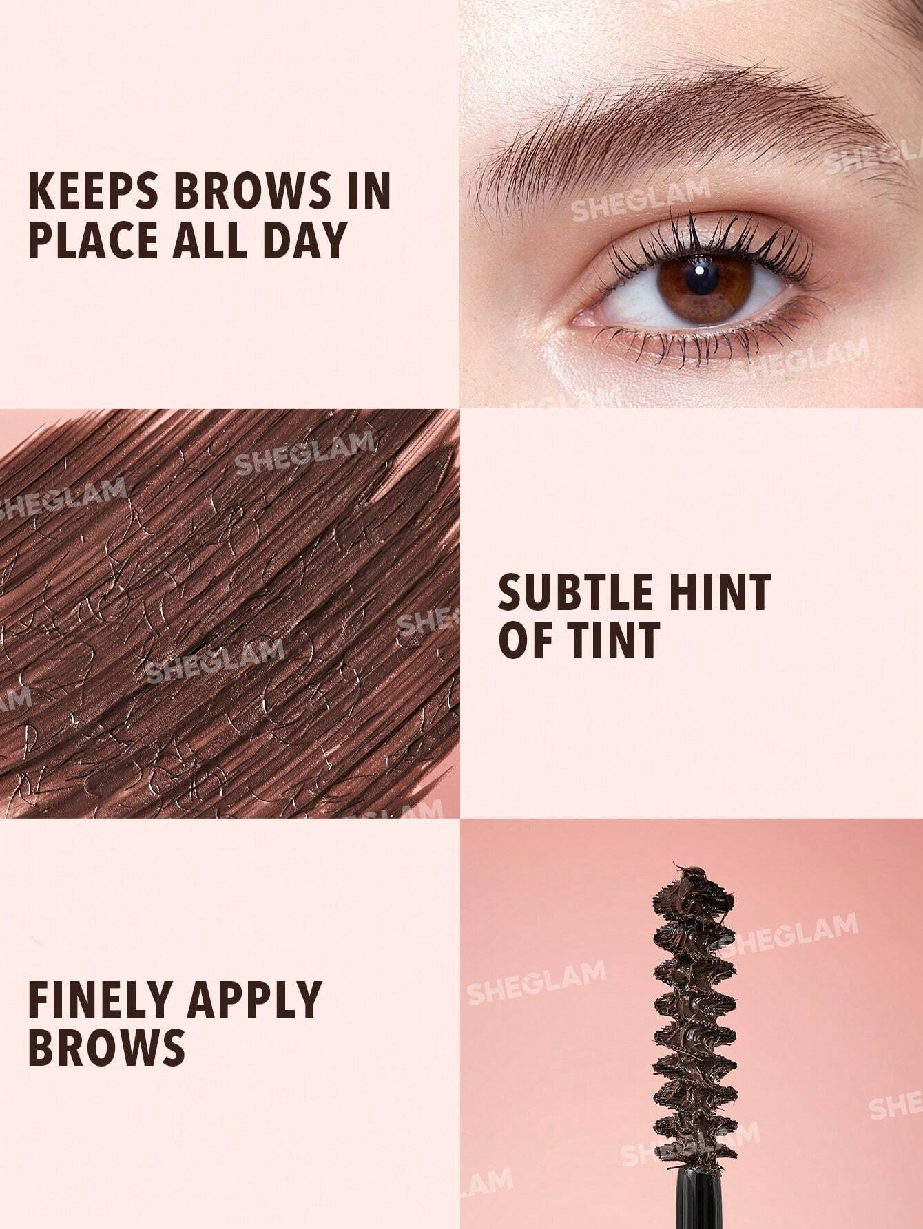 SHEGLAM Hold 'Em Up Tinted Brow Gel Voluminous Eyebrow