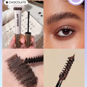 SHEGLAM Hold Em Up Tinted Brow Gel Chocolate Long Lasting Voluminous Eyebrow