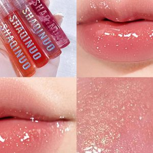 Alternative view of SHEIN Water Gloss Lip Glaze Moisturizing Transparent Jelly Lip Gloss