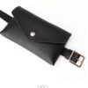 SHEIN 1pc Solid Color Fashionable And Minimalist Pu Leather Waist Bag