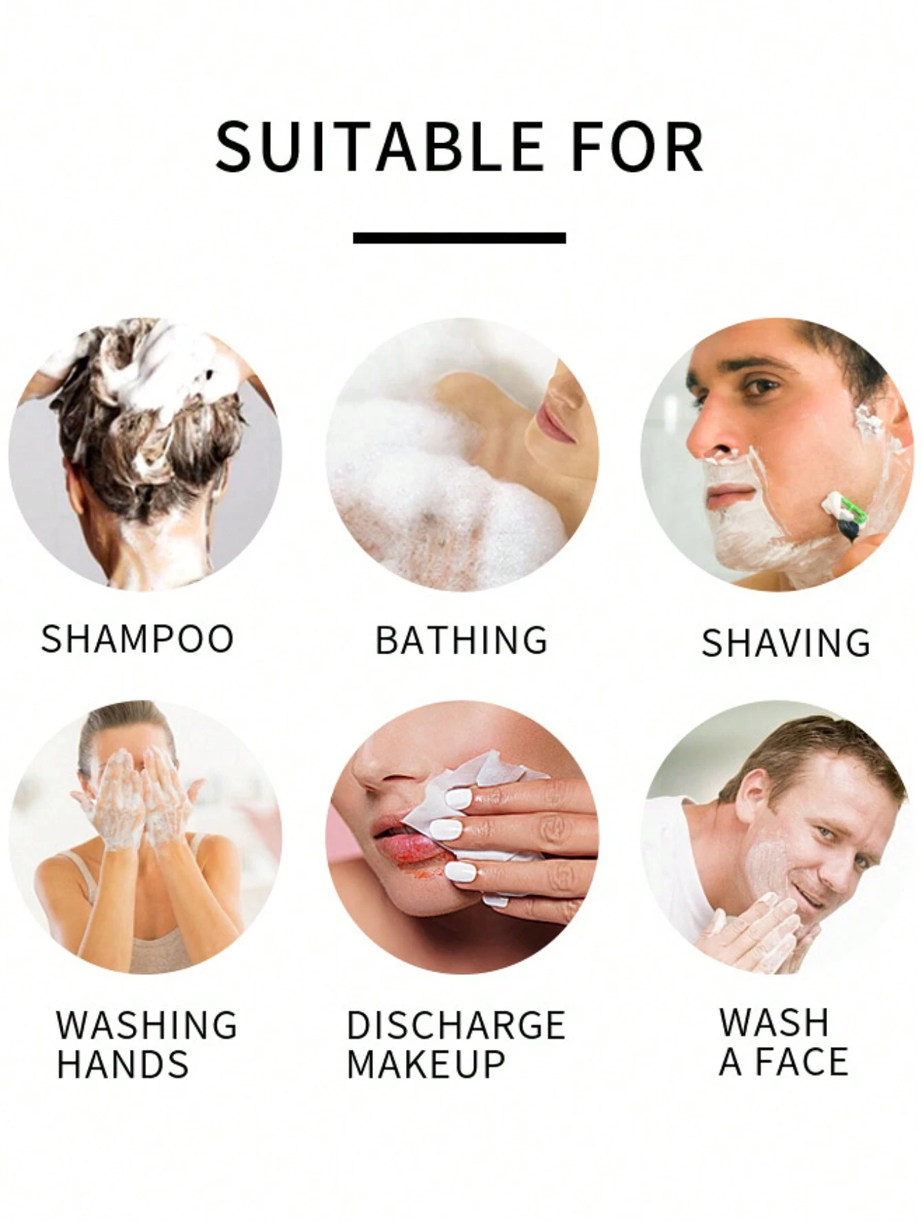 SHEIN 1pc 60g Thai Rice Handmade Soap For Face