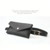 SHEIN 1pc Solid Color Fashionable And Minimalist Pu Leather Waist Bag