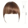 SHEIN Clip In Bangs 8 Inch Hair Bangs Clip In Hair Extensions