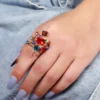 SHEIN Gemstone Decor Ring