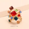 SHEIN Gemstone Decor Ring