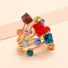SHEIN Gemstone Decor Ring