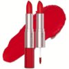 SHEIN Matte Lip Gloss,2 In 1 Waterproof Lip Gloss Long-Lasting