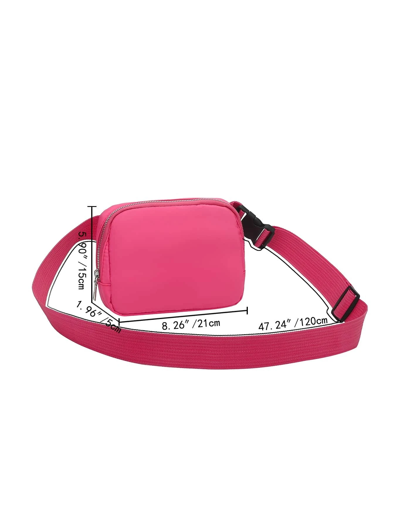 SHEIN Minimalist Fanny Pack Outdoor Sports Belt Bag