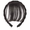 SHEIN Synthetic Bangs Braids Headband One Piece Wig Front