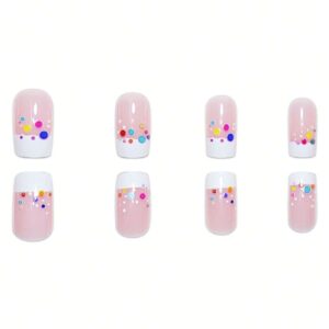 SHEIN A Box Of 24 Short Square Nails