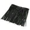 SHEIN High Waist Faux Leather Tassel Belt Suitable