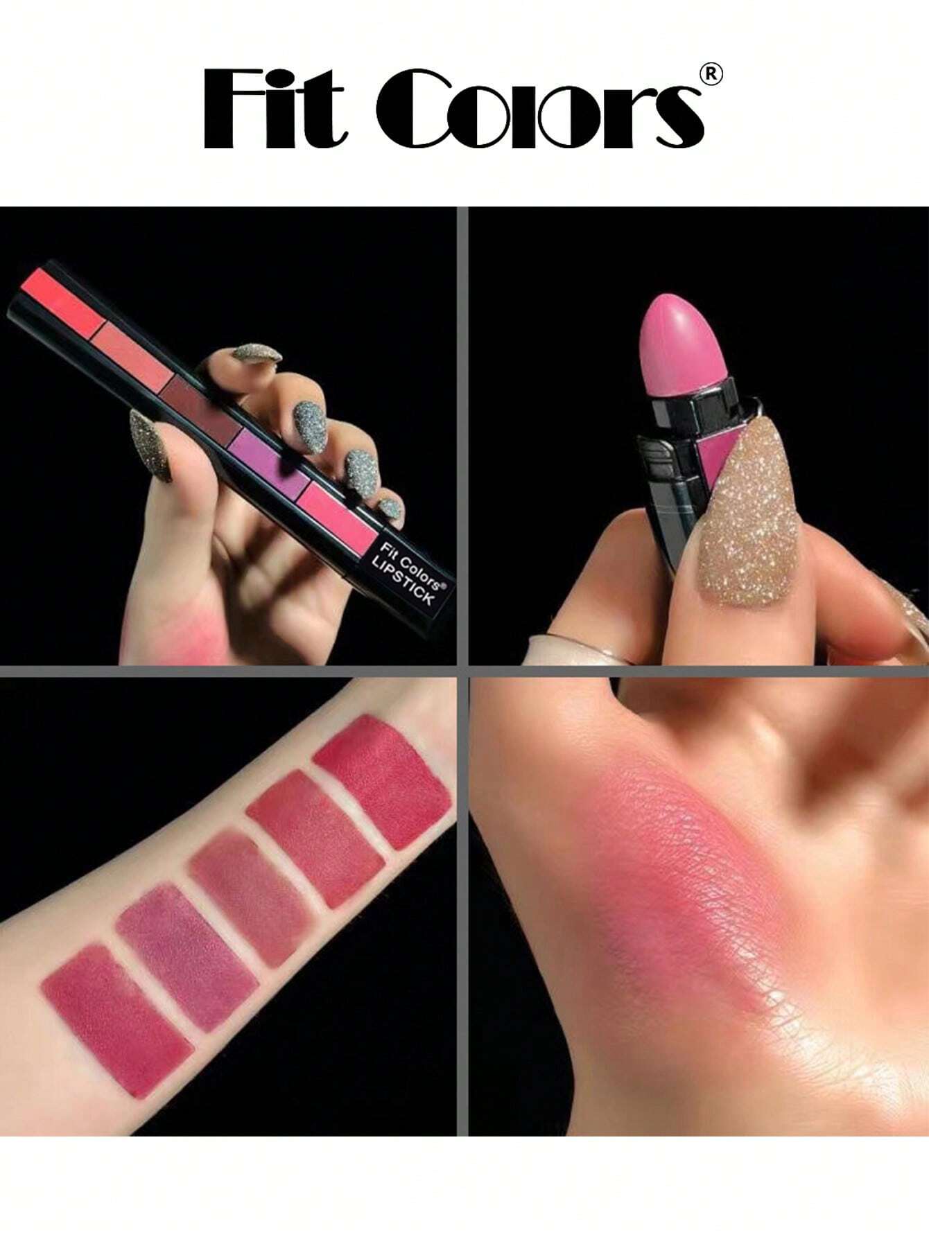 SHEIN Fit Colors Matte 5 Color Lipstick Kit