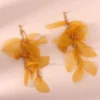 SHEIN Petal Drop Earrings