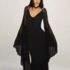 SHEIN ICON Y2k Women Elegant Fitting Long Sleeve DRESS
