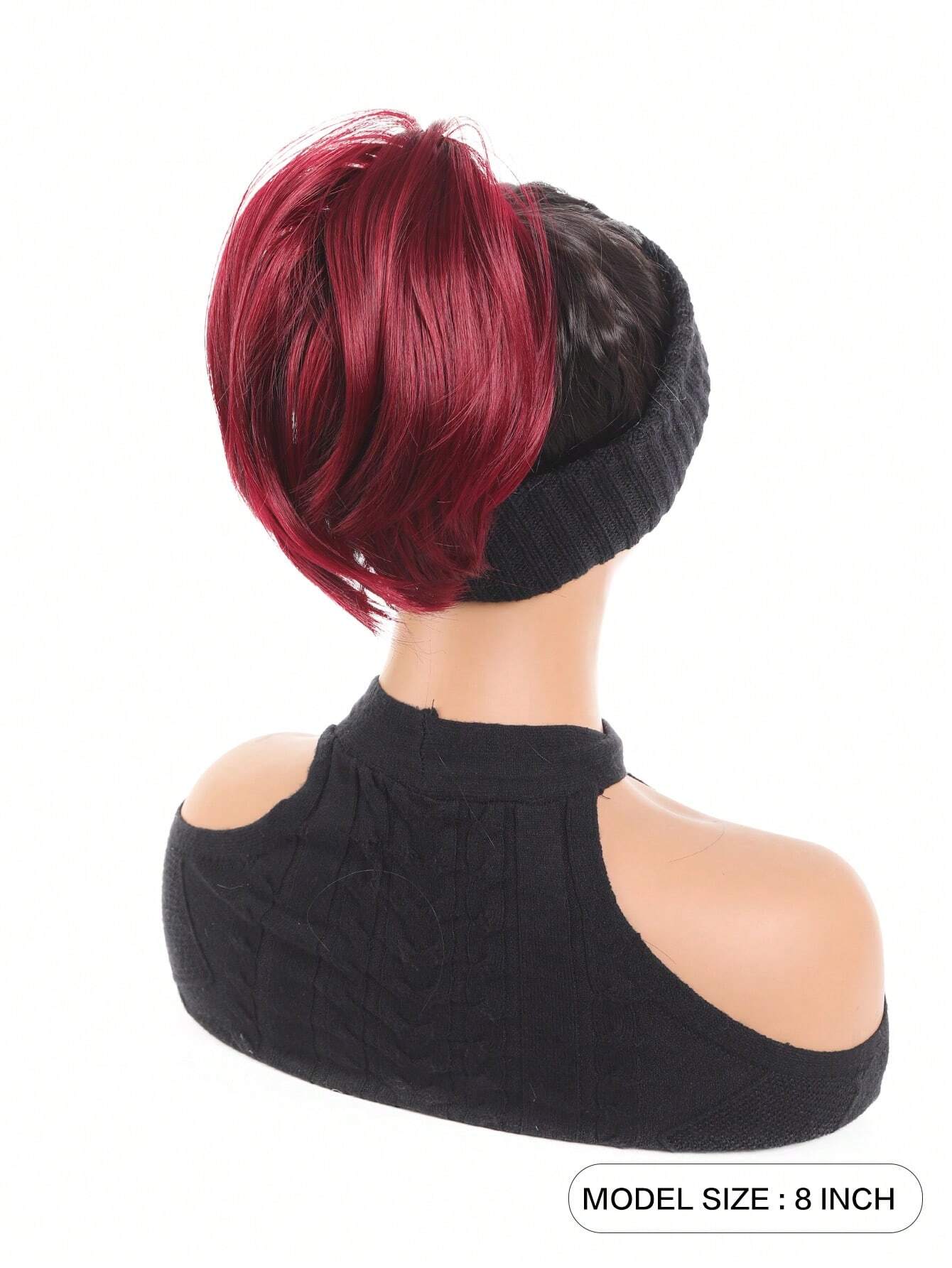 SHEIN Synthetic Curly Hair Bun Chignon Messy Elastic Band Scrunchies