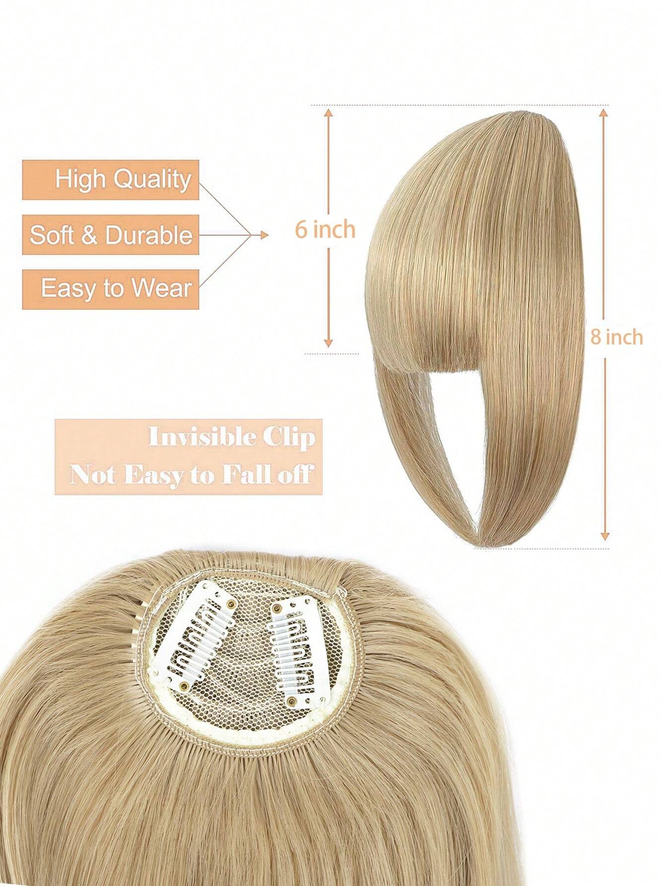 SHEIN nimoki Bangs Hair Clip in Bangs