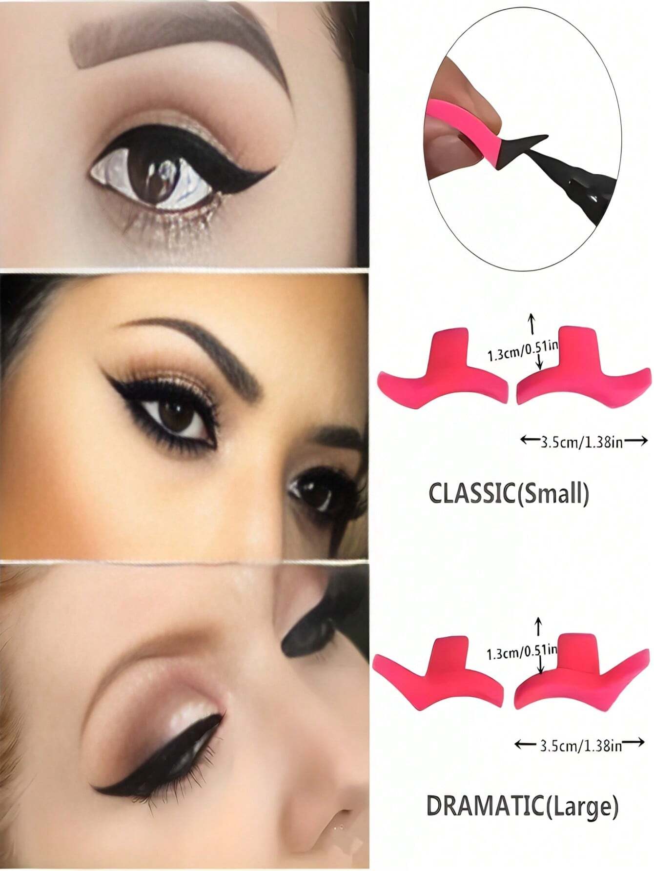 SHEIN Wing Eyeliner Stamp Template Eyeshadow Stencils