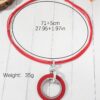 SHEIN Circle Charm Long Necklace