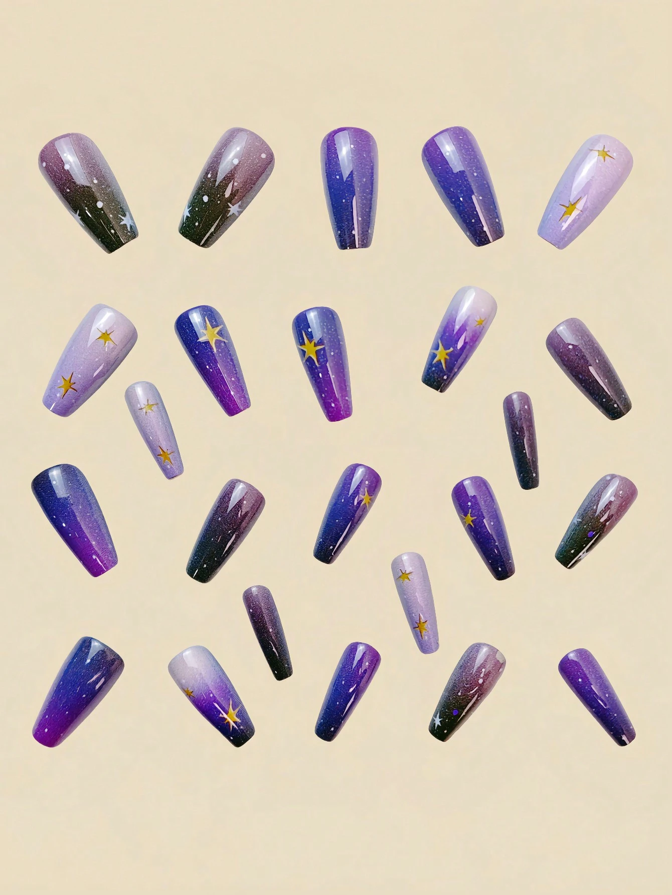 SHEIN Long Lasting Detachable Boxed Nail Art Stickers