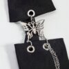 ROMWE Grunge Punk 1pc Punk Style Butterfly & Star Ladies Shirt Accessory No Tie Necktie