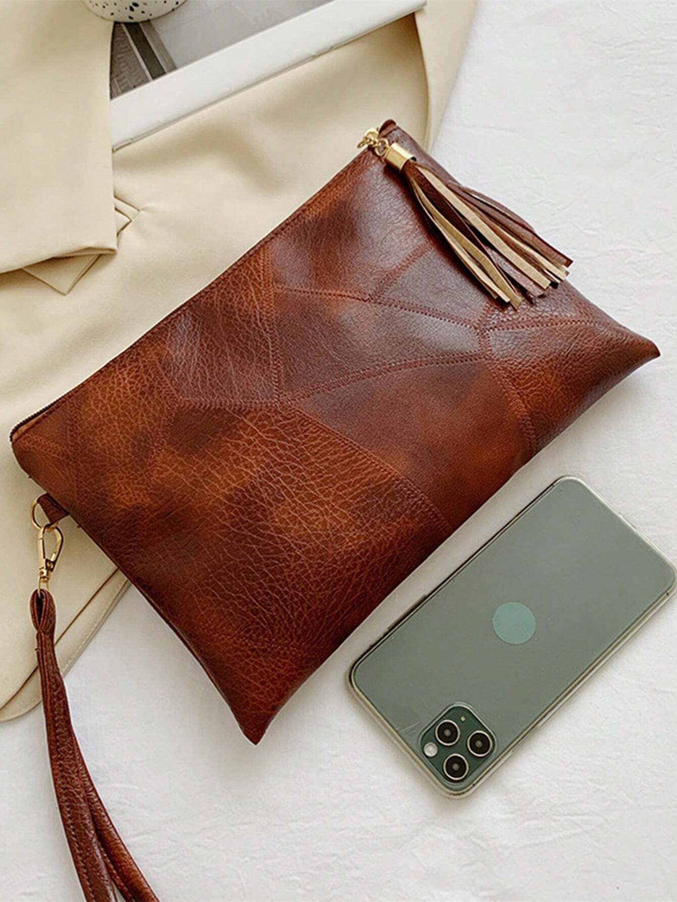 SHEIN 2025 New Korean Edition Envelope Bag - Image 3