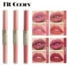 SHEIN Fit Colors New Creative Dual-use Matte & Shimmer Lip Gloss