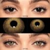 SHEIN 1 Pair Colored Contact Lenses, Including Brown, Gray