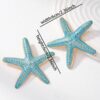 SHEIN 1 Pair Enameled Starfish Earrings