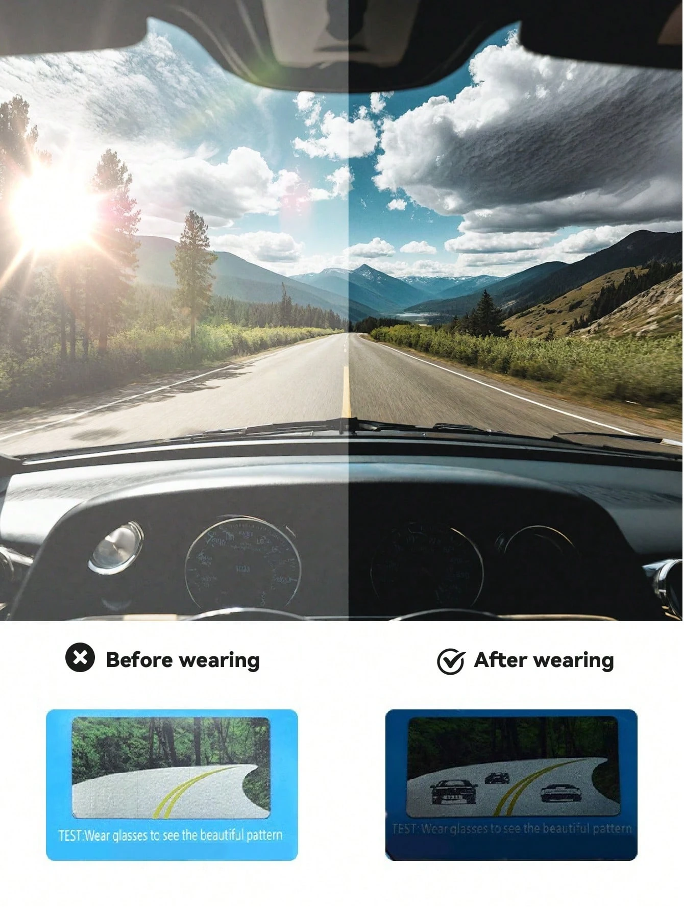 SHEIN Polarized Sunglasses For Men & Women, Retro Leopard Print Cat Eye